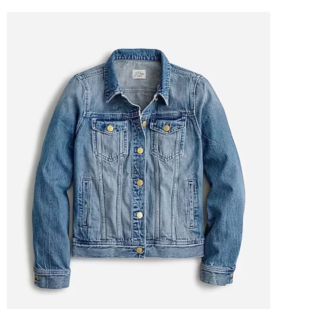 NWT J. Crew classic denim jean jacket